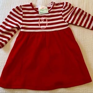 Christmas dress- “O” monogram